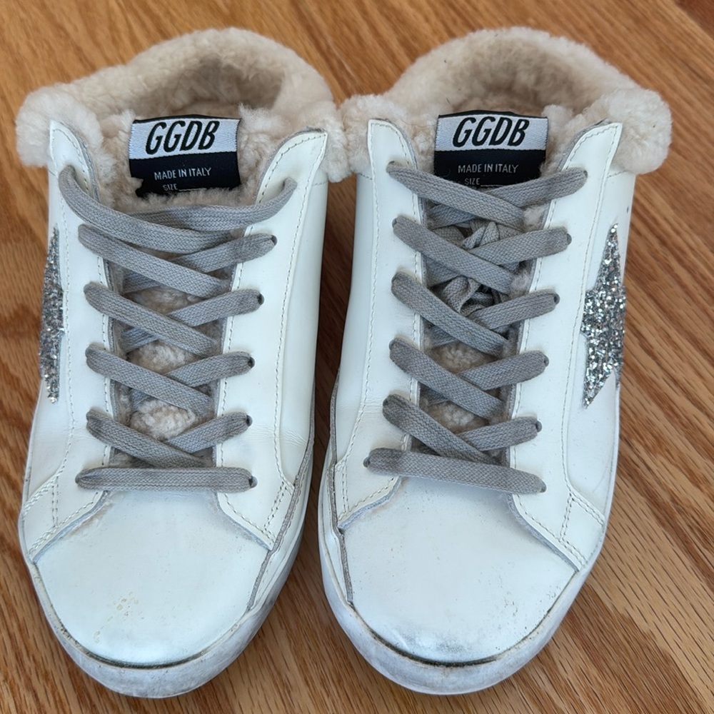 Golden Goose shearling sneakers